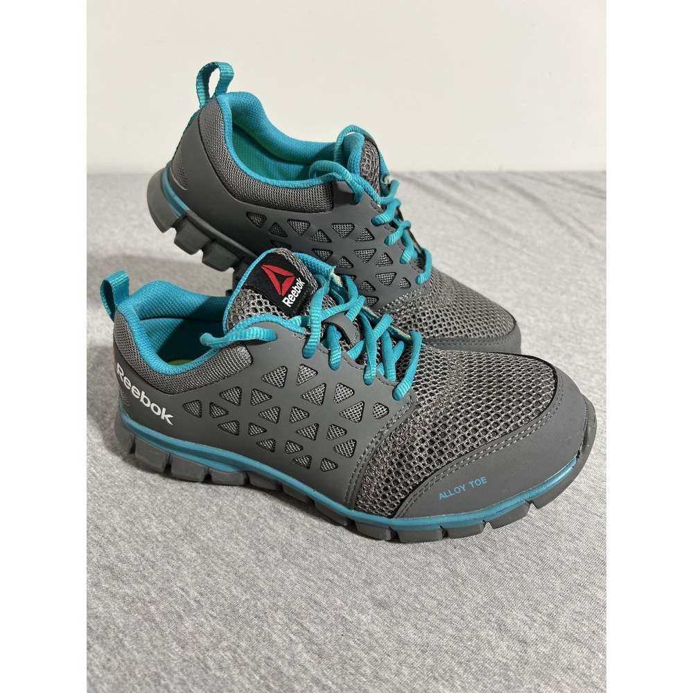 Reebok Work Shoes Womens Size 7‎ Alloy Toe Sublite Slip Oil Resistant RB045